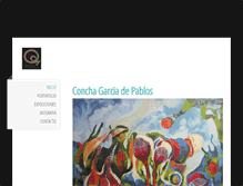 Tablet Screenshot of conchagarciadepablos.com